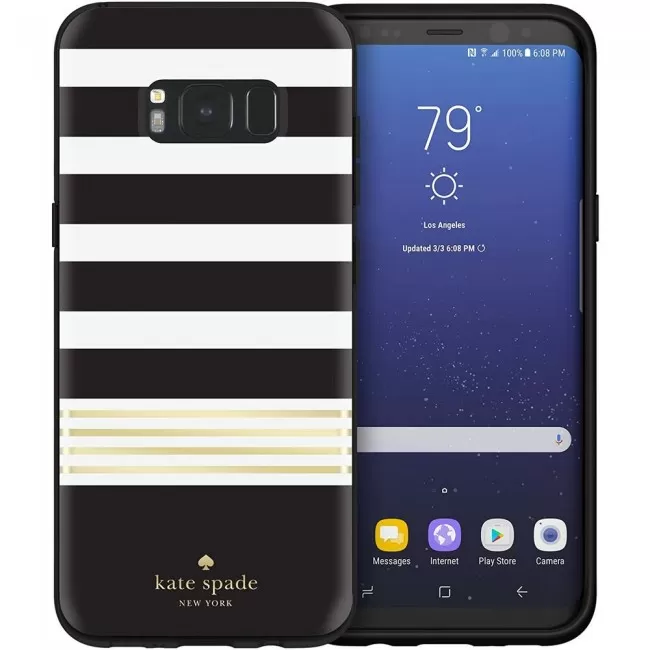 Kate Spade Incipio Hollyhock Striped Case for Samsung Galaxy S8 Plus